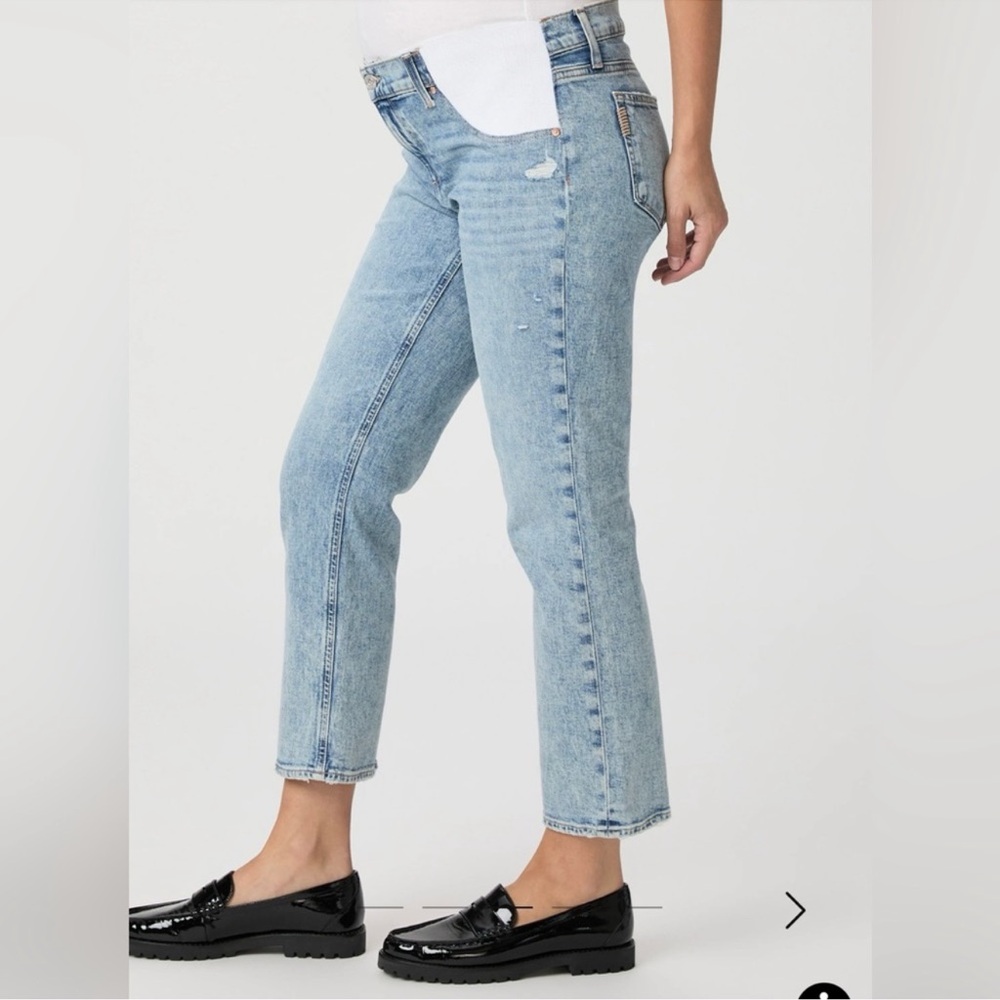 PAIGE Noella Straight Leg Maternity Jeans